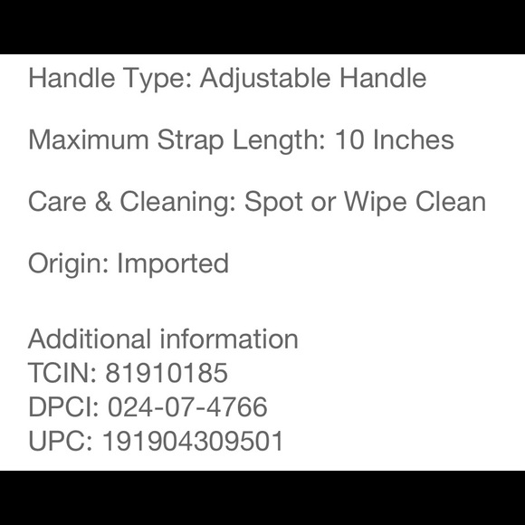 WILD FABLE PINK - Extended Buckle Shoulder Handbag - Picture 5 of 5